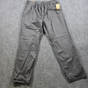 Vans Pants Men's XL Gray Loose Tapered Range Elastic NWT